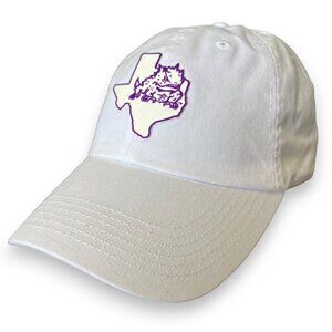 TCU Horned Frogs Texas White Dad Hat